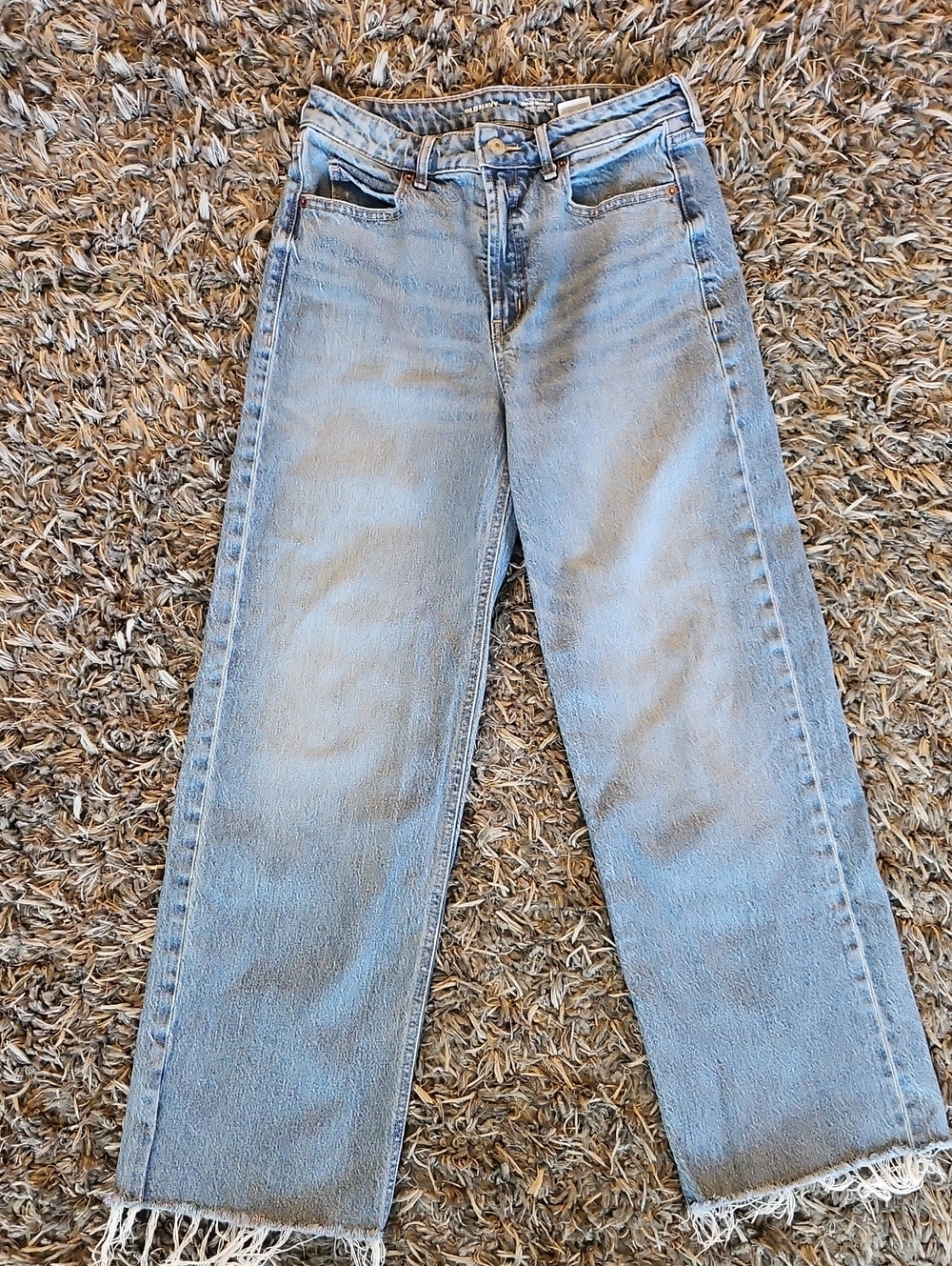 Old Navy Light Blue Straight Leg Women's Jeans